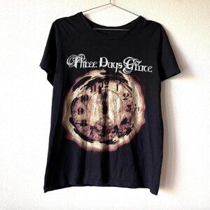 Three Days Grace Black Band Tee Shirt Men's Medium
